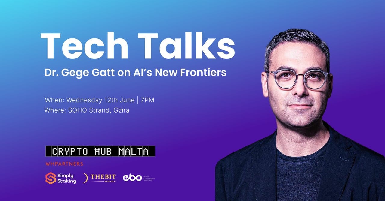 Tech Talks: Dr. Gege Gatt on AI’s New Frontiers