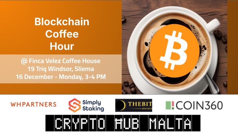 Crypto Ħub Malta – Blockchain Coffee Hour